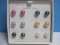 Set - 6 Freshwater Cultured Pearl Multi-Color Pierced Earrings 8-9mm w/ Sterling Silver Post