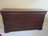 Broyhill Furniture Maison Lenoir Collection Cherry Finish Traditional Double Dresser