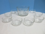 Group - Trifle Bowl Relief Turtle Doves, Butterflies & Tulips w/ Floating hearts 6