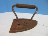 Vintage #6 Sad Iron Solid Cast Iron
