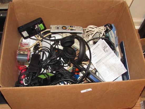 Lot - Misc. HDMI Wires, My Zone Headphones, Power Bricks, Extension Cables, Etc.