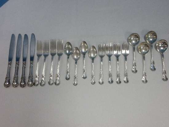 Magnificent 20 Piece - Towle Sterling Old Master Pattern Silverware