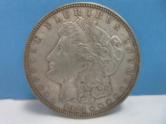 1921 Morgan Silver Dollar Coin Denver Mint Mark