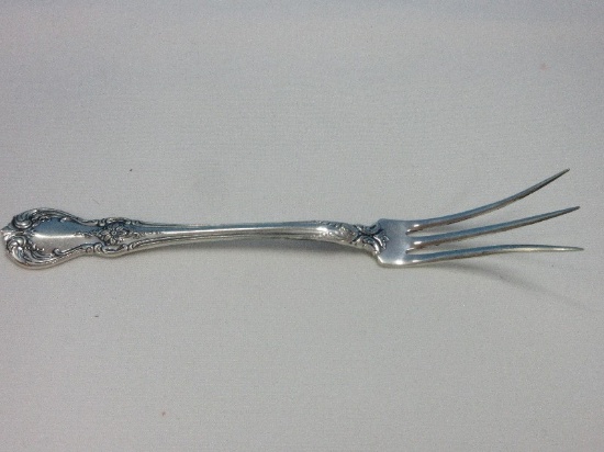 Towle Sterling Old Master Pattern Lemon Fork 3 Flairtine 5 1/4"