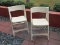 2 Plastic Folding Patio/Lawn chairs