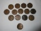 14 Lincoln Wheat Pennies One Cent Coin 3 Are 1944, 3 Are 1945, 4 Are 1946, 2 Are 1949