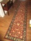 Capel Inc. 100% Wool Traditional Design Royalty Rug Runner Red/Black Color 2' 6