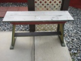 Rustic Cottage Farmhouse Porch Bench Distressed Finish