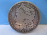 1901 Morgan Silver Dollar New Orleans Mint Mark