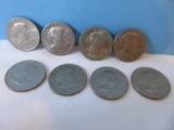 8 Susan B. Anthony Dollar Coins Philadelphia Mint Mark On Each