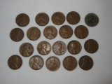 20 Lincoln Wheat Pennies One Cent Coins 4 Are 1952, 4 Are 1953, 2 Are 1955, 6 Are 1956