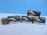 4 Boxes Federal Lightning .22 Caliber Long Rifle High Velocity Rim Fire Cartridges Ammo