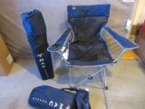 Pair - Mac Spots Folding Lawn/Patio/Tail Gating Chairs w/ Totes