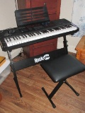 Rock Jam Electronic Keyboard RJ761 w/ Stand & Bench