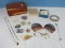 Stunning Vintage Fashion Jewelry Collection Cedar Trinket Box