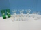 Glassware 3 Tulip Sundae/Ice Cream Dessert Glasses, Monogram 