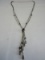 Impressive Multi-Strand Sterling Necklace w/ Genuine Freshwater Pearls