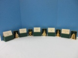 Set - 5 Danbury Mint Christmas Ornaments Collection 20kt. Gold Plated Limited Edition Series