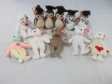 Collection 11 Ty Beanie Babies Collectible Collector's Plush Toys Halo II, Halo