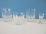 4 Pieces - Waterford Cut Crystal Colleen Short Stem Pattern