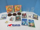 Group - Ty Beanie Babies Green Book, Guide Books, Bumper Sticker, Tag Protectors