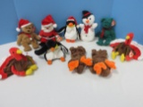 10 Collectible Ty Beanie Babies Holiday Collectors Plush Toys