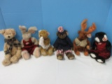 6 Collectible Ty Beanie Babies The Attic Treasure Collection & Other Collectors Plush Toys