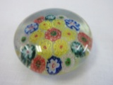 Cane Millefiori Concentric Paperweight