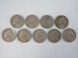 Coin Collection Jefferson Nickels Pre-War Composition Five Cent Coins