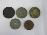 Foreign Coin Collection 3 Japanese Yens 100, 50, 10 Denomination Coins