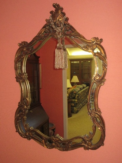 Exquisite French Inspired Baroque Style Wall Décor Framed Mirror