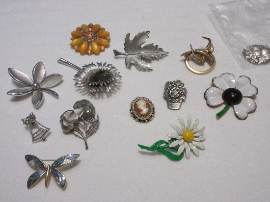 Fashion Jewelry Collection Brooches/Pins 2 Birds & Blooms Limited Edition Pins