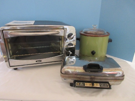 Oster Countertop Oven Stainless Front, Rival Crock Pot Slow Cooker