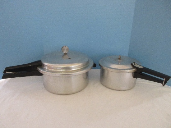 Large Mirro-Matic 6" Quart Pressure Cooker Canner w/ Seal & Regulator