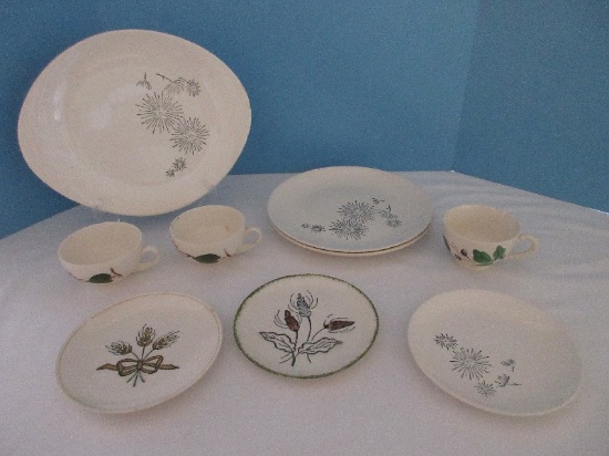 Collection Blue Ridge Southern Potteries Inc. Dinnerware Stanhome Ivy Pattern
