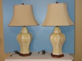 Impressive Pair - Ceramic Ginger Jar Form 30