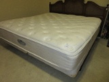 Simmons Classic Beautyrest Solitude Plush Firm King Size Mattress, Double Box Springs