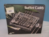 Davco Silver, LTD, Silverplated & Acrylic Buffet Caddy