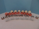 Misc. Napkin Rings Molded Scalloped Shells, Abalone, Conch Porcelain