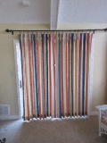 Refined Custom Drapery Lined Window Treatment Panels w/ Curtain Rod