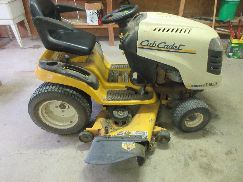 Cub Cadet 1500 Series Super LT 1550 Riding Lawn Proxibid