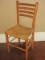 Vintage Oak Ladder Back Chair