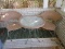 Synthetic Resin 3 Pieces - Bistro Patio/Deck Table Set Metal Verdigris Patina 30 1/4