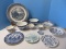 Blue/White China Collection J&G Meakin Blue Nordic Blue Onion Design Coupe Cereal Bowl