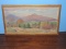 Super Rare Find Early Original Fine Artwork on Canvas Mountain Landscape