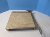 Vintage Guillotine Paper Cutter & Trimmer 13 1/4