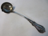 Sterling 925/1000 Silver Sauce Condiment Ladle w/ Side Pour Spout Monogram 