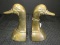 Pair - Goosehead Brass Bookends