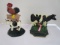 Cast Iron Cow Bookend & Cow, Pig, Chicken Bookend