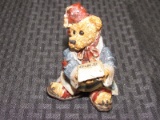 Boyds Bears & Friends The Bearstone Collection Nativity Series #2 Wilson as Melchior w/ Gold